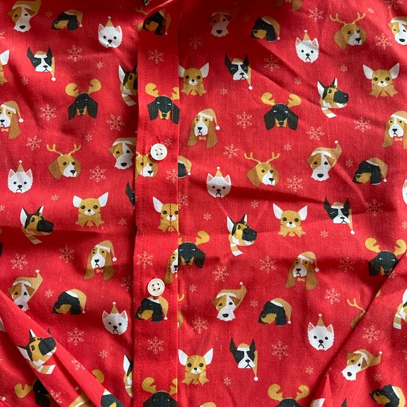 Simon Banks Christmas shirt with dogs - Picture 2 of 5